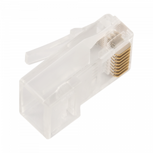 Коннектор RJ45 тип EZ, 8P8C, UTP, Cat.5e, универсальный, покрытие 50 микрон,100 шт.